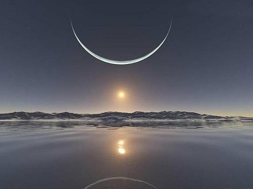 Photo:  Sunset at the North Pole